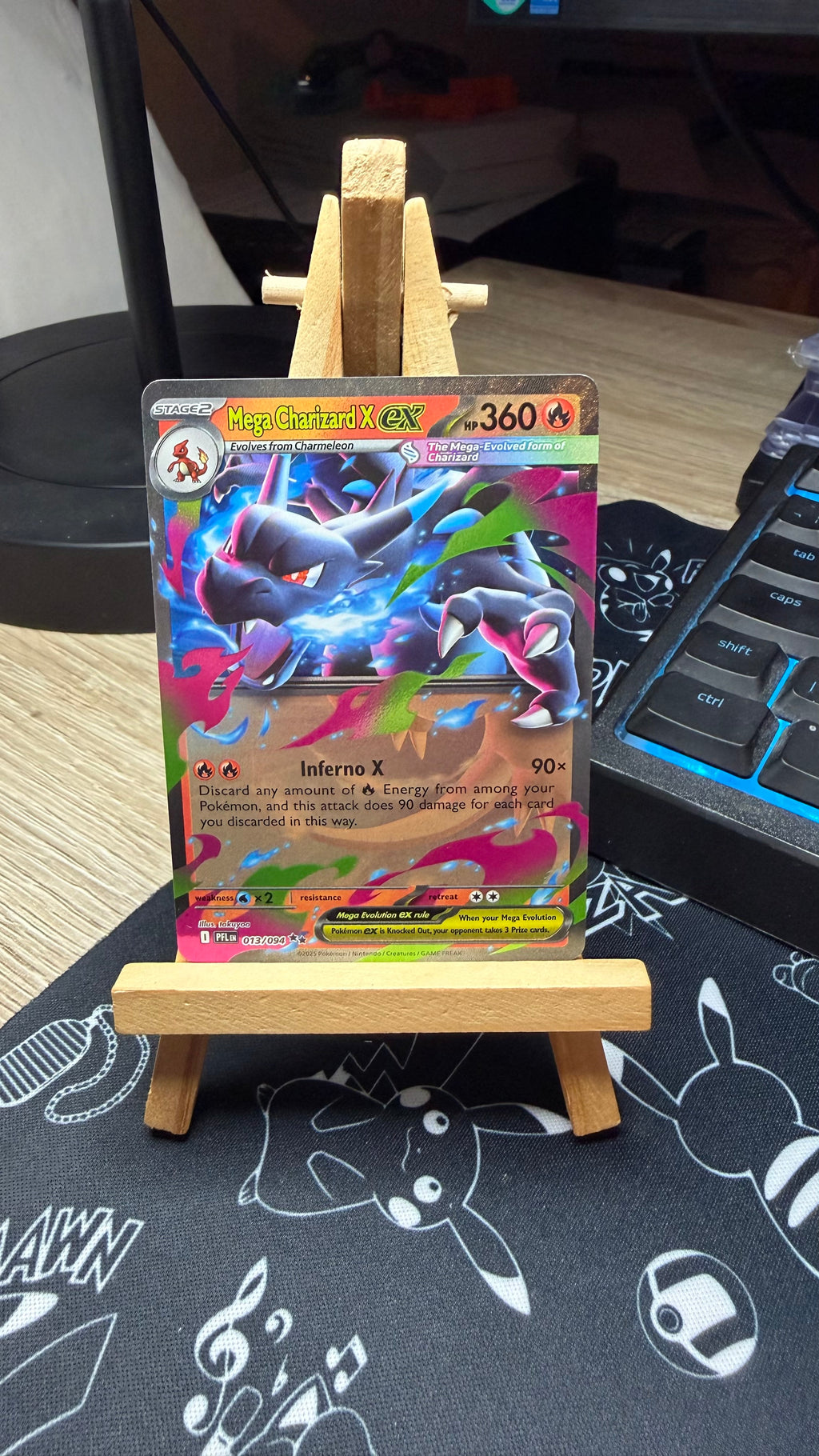 Mega Charizard X ex - 013/094 - Phantasmal Flames