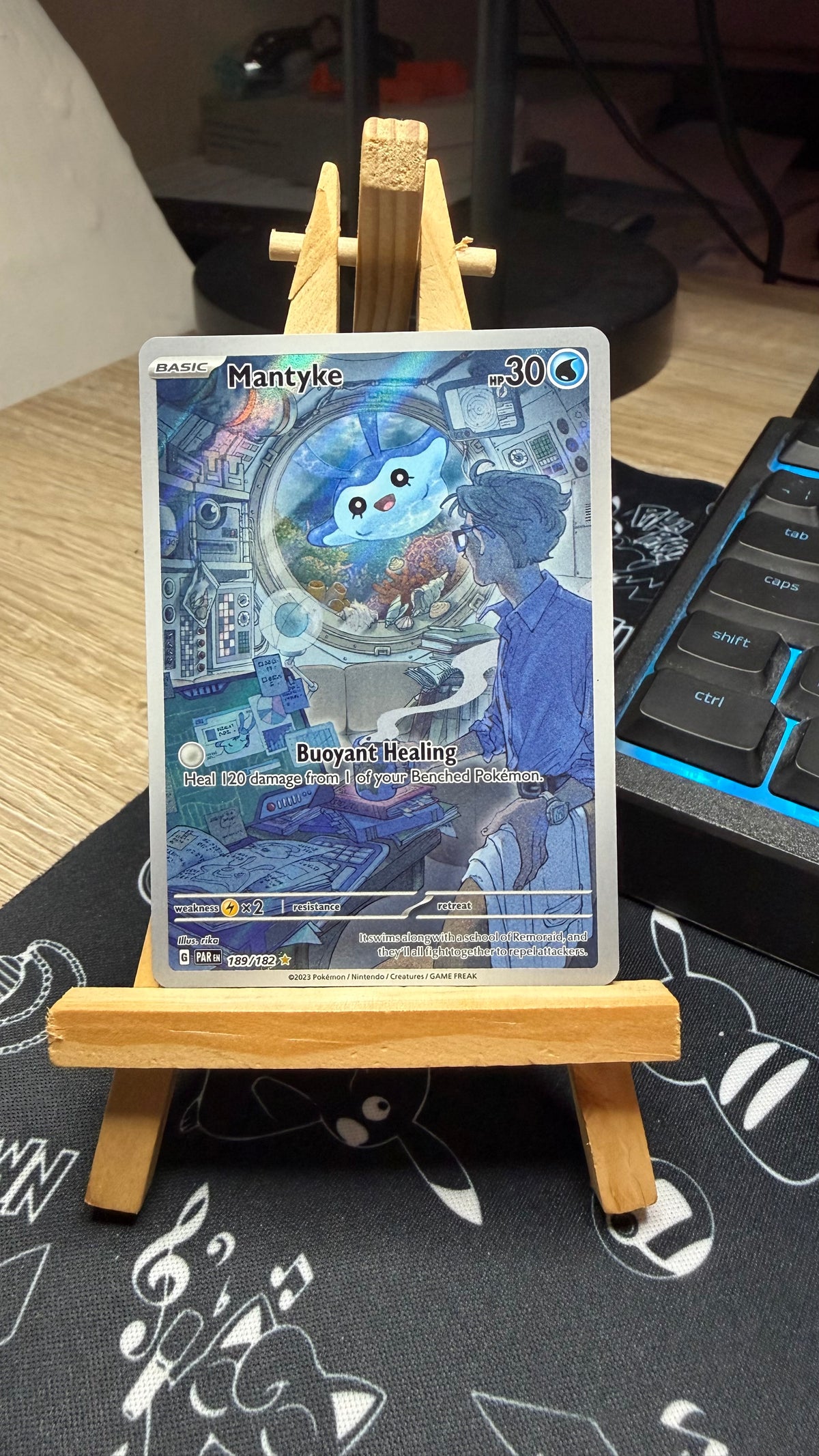Mantyke - 189/182 - Illustration Rare - Paradox Rift