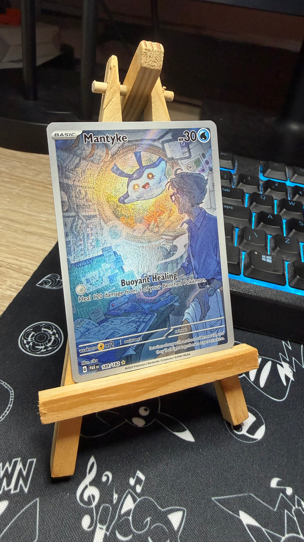 Mantyke - 189/182 - Illustration Rare - Paradox Rift